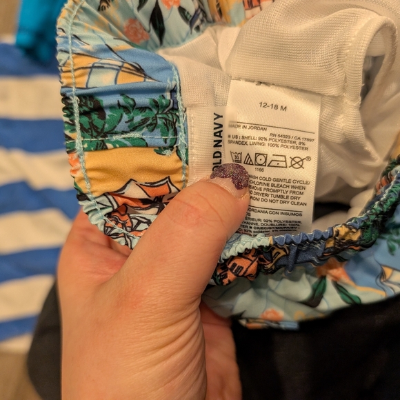 Baby Boy Swim Bundle 6-12, 12-18 - Picture 7 of 8